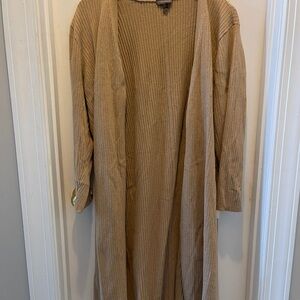 Vince Camuto Tan Duster Cardigan